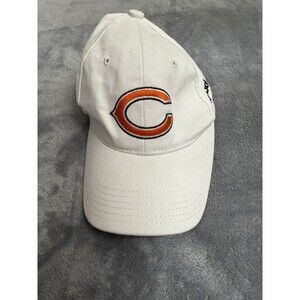 NFL Chicago Bears White Structured Adjustable Hat By Reebok
